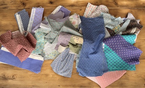 Large vintage fabric - vintage, bundle