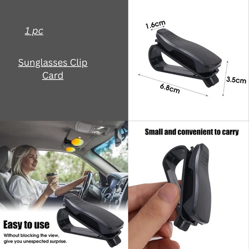 Sunglasses clip card holder - sunglasses,