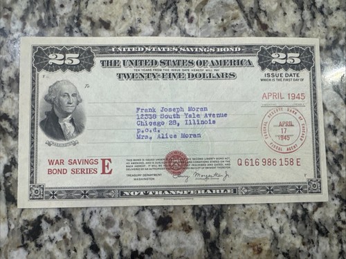 January 1946 series 25 - january, $25