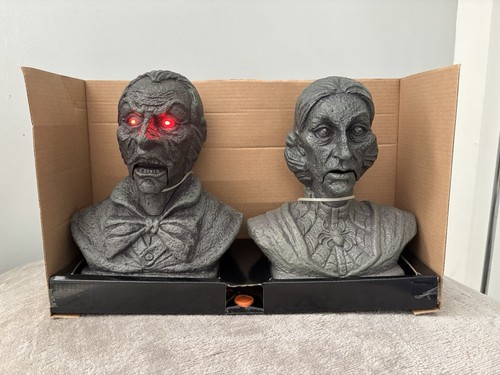 Rare halloween animated busts - halloween,