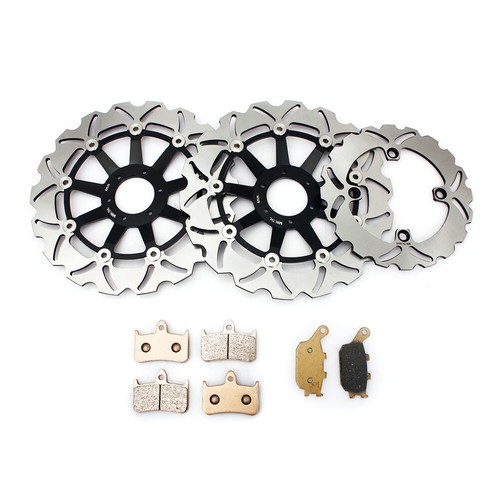 Front rear brake discs pads - brake,