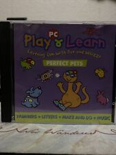 PERFECT PETS PC CD ROM Play & Learn Learning Fun With Dan and Whizzo for Kids
