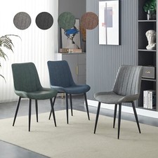 Set of 4 Dining Chair Faux