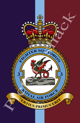 Squadron f crest printed - squadron,