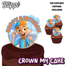 Blippi Cake Topper + 12x