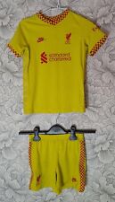 LIVERPOOL 2021/2022 THIRD FOOTBALL SHIRT SHORT NIKE SIZE 6-7 Years Used