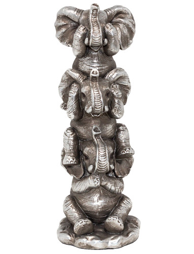 Three wise elephants - wise, ornament