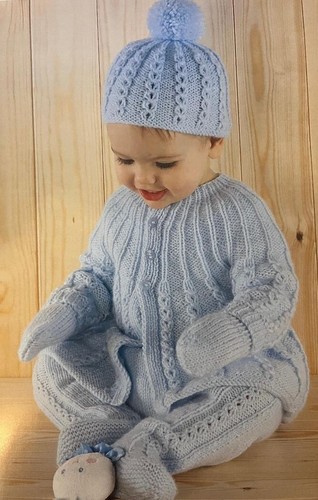 Baby knitting pattern for pram - knitting,