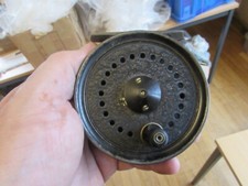 V good vintage Youngs 3.5" beaudex trout fly fishing reel narrow drum lineguard
