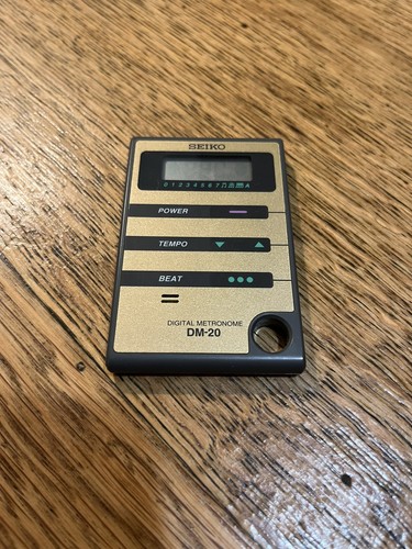 Seiko digital metronome 20 - seiko, dm-20