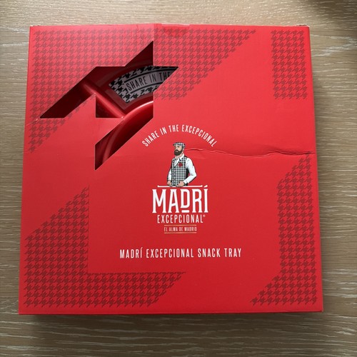 Madri red snack tray - tray, party