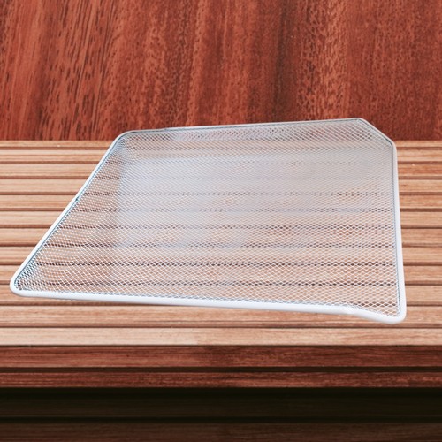 White mesh letter tray - x,