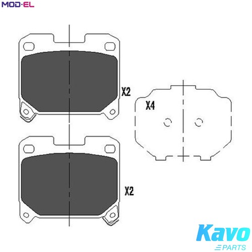 Brake pad set disc - pad,