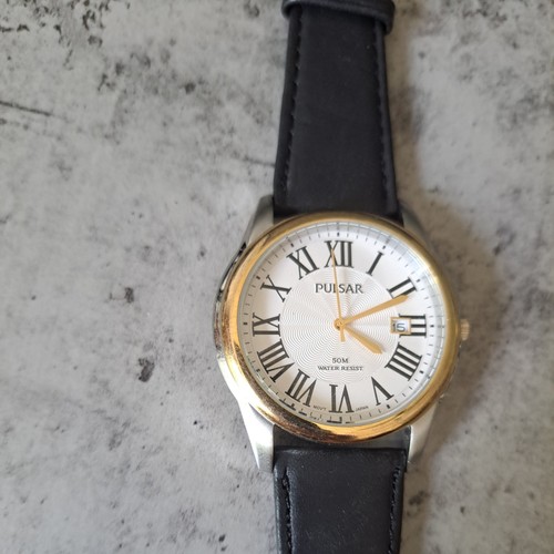 Pulsar gents 45mm watch - pulsar,