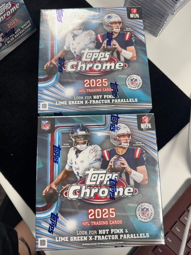 2025 topps chrome football nfl - chrome,