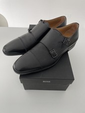 BOSS Black Double Buckle Shoes