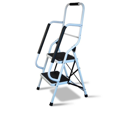 Step stool with handrail 2 - handrail,