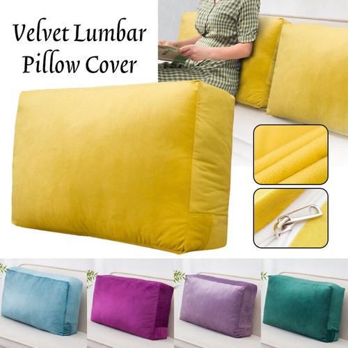 Unstuffed velvet sofa back - unstuffed,