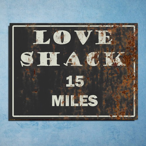 B52 love shack faded - love, sign