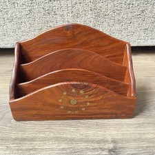 VINTAGE HANDMADE INDIAN WOOD