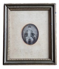 WONDERFUL FRAMED AMBROTYPE SMART BOY HOLDING BOOK CHESTERFIELD ILKESTON ALFRETON