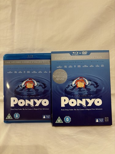 Ponyo blu ray dvd - blu-ray/dvd, (studio