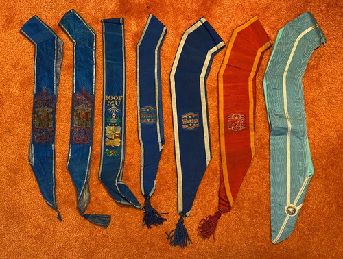 Manchester unity sashes job - sashes,