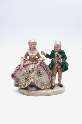 Dresden porcelain figurines - porcelain,