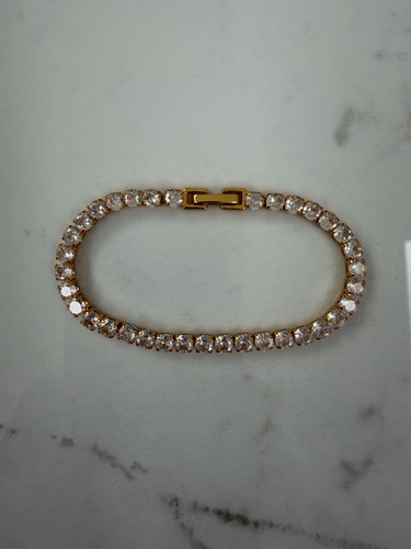 18k gold plated tennis - plated,