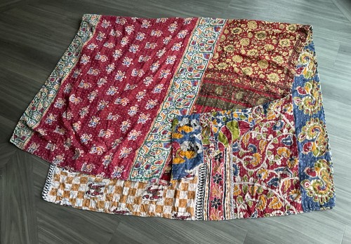 Indian vintage kantha single - indian,