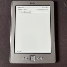 Amazon Kindle Model D01100