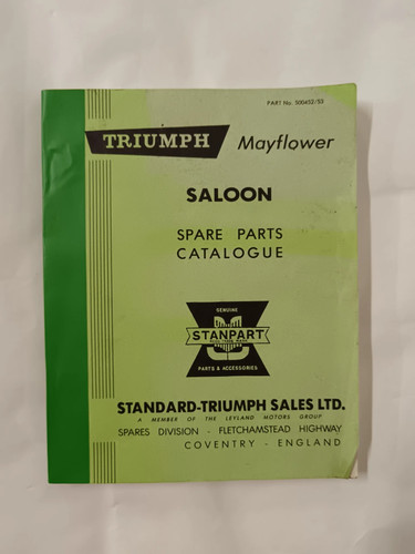 Triumph mayflower saloon - mayflower, spare