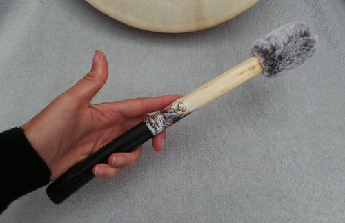 Drum beater shamanic drums