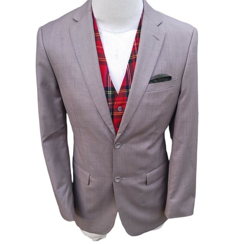 Caravelli gray beige blazer - caravelli,