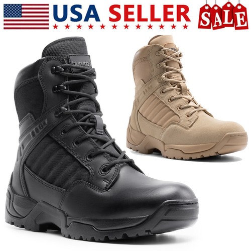 Men military combat boots - men's,