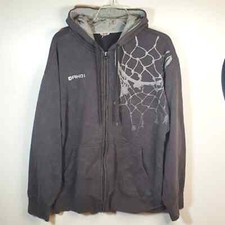 AND1 XXL Gray Zip Basketball