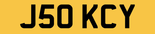 Cherished number plate - cherished,
