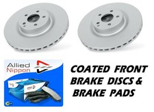 2 x FRONT BRAKE DISCS AND