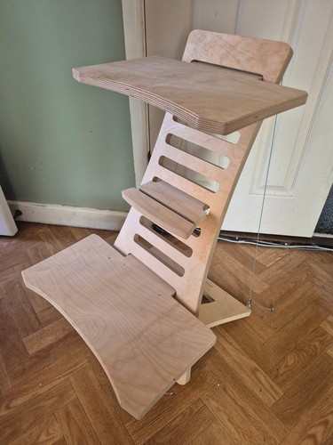 Portable wooden standing desk