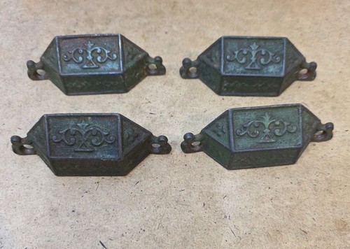 Victorian bin drawer pulls - drawer,