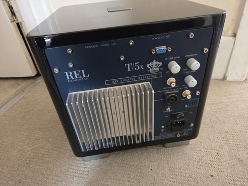 Rel t5x subwoofer black - t5x-,