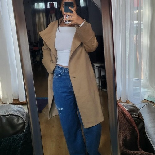 Jaeger tan brown trench - tan, coat