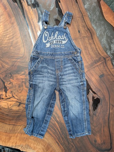 Oshkosh denim dungarees 18m - dungarees,