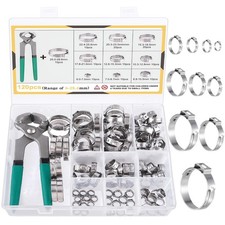 120Pcs Stainless Steel Single
