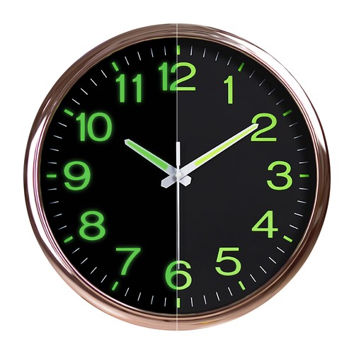 Wall clock large luminous - wall,