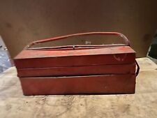 Teng Tools Metal Cantilever Tool Box Chest Workshop Mechanic Spanner’s Etc Red