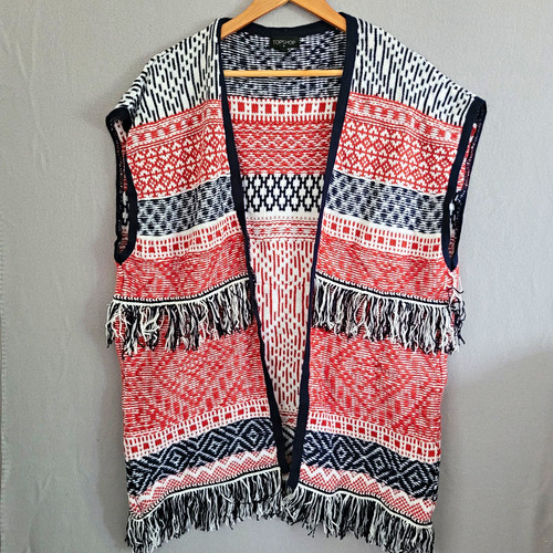 Topshop aztec geometric knit - topshop,