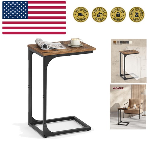 Shaped end table - c-shaped, small