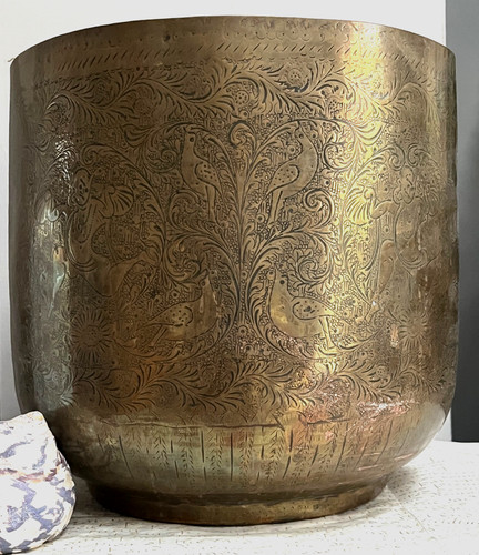 Antique large indian brass - antique,