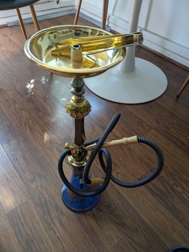 Vintage ager blue gold - blue, &